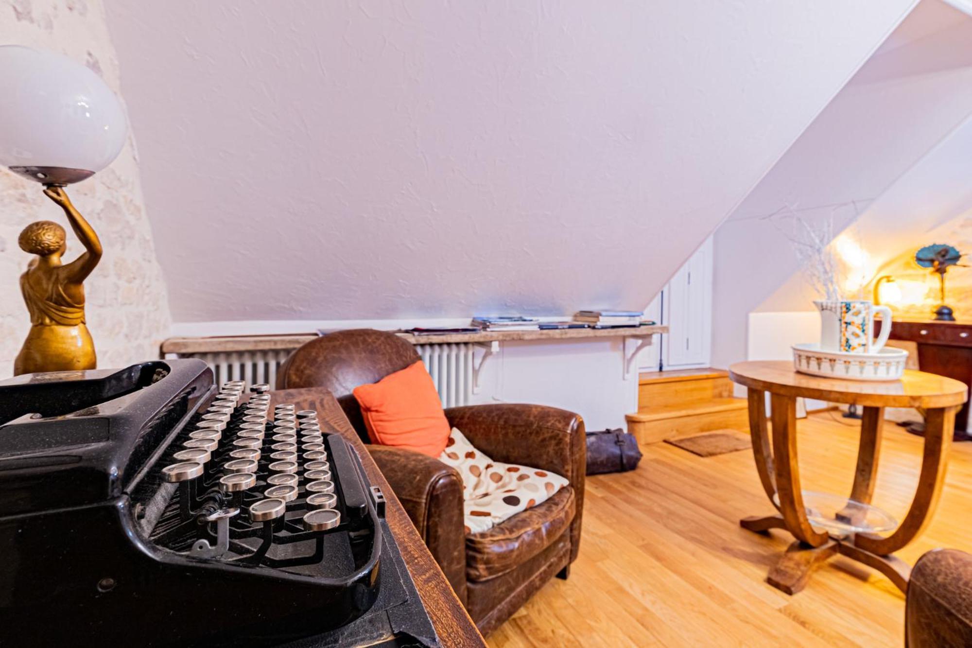 Bed and Breakfast Le Domaine Des Carriers Chevroches Habitación foto