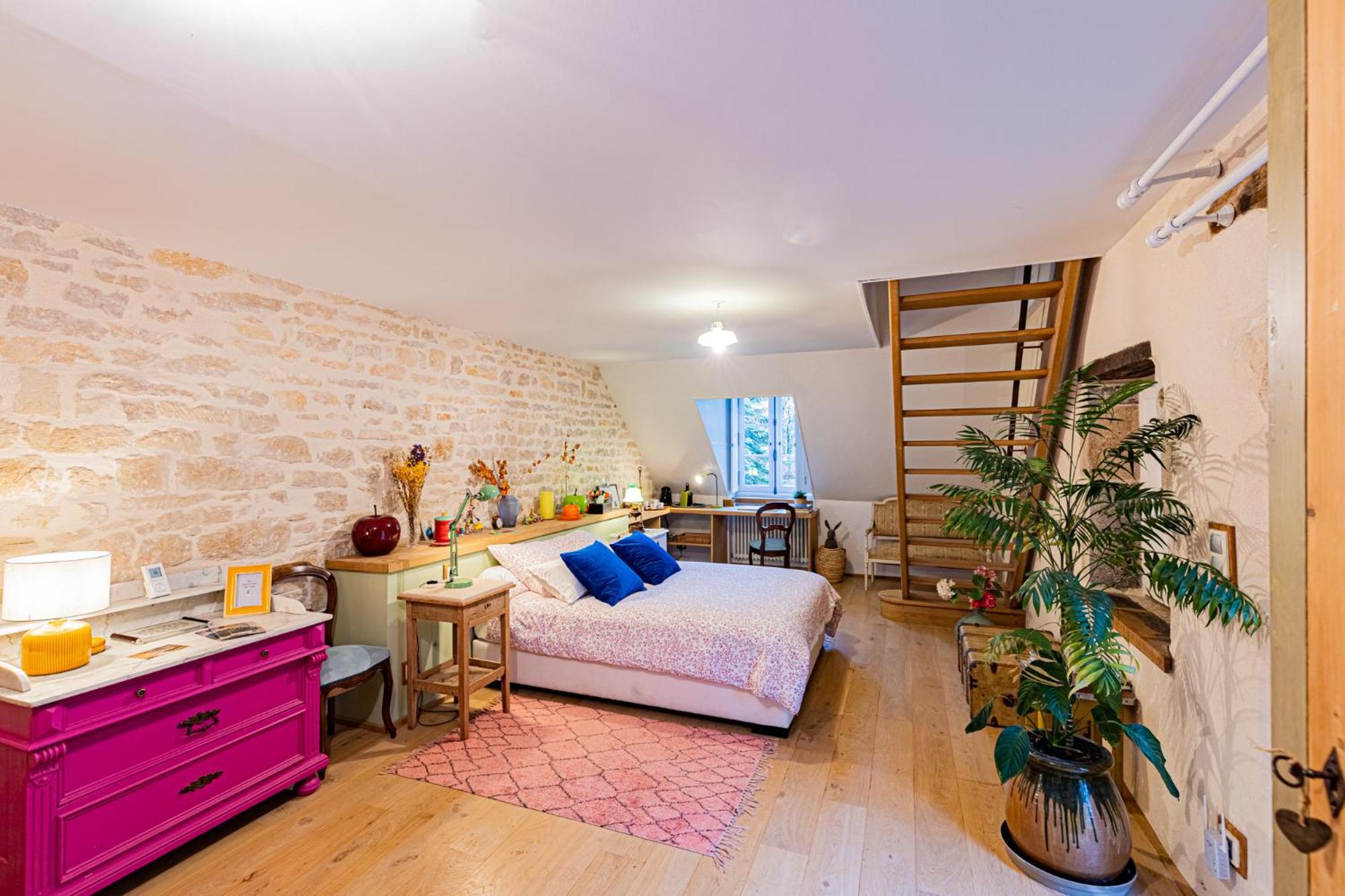 Bed and Breakfast Le Domaine Des Carriers Chevroches Habitación foto