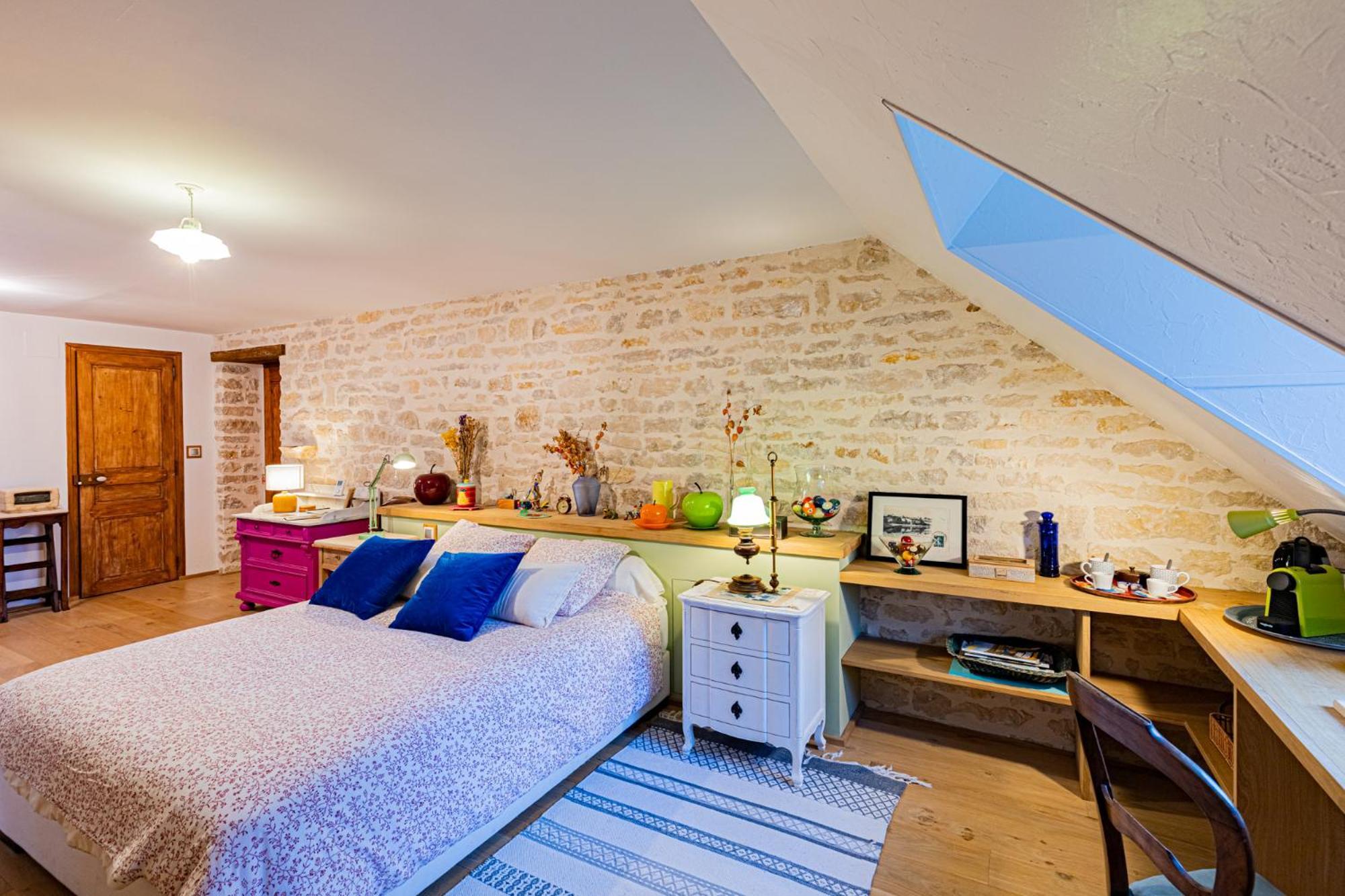 Bed and Breakfast Le Domaine Des Carriers Chevroches Habitación foto